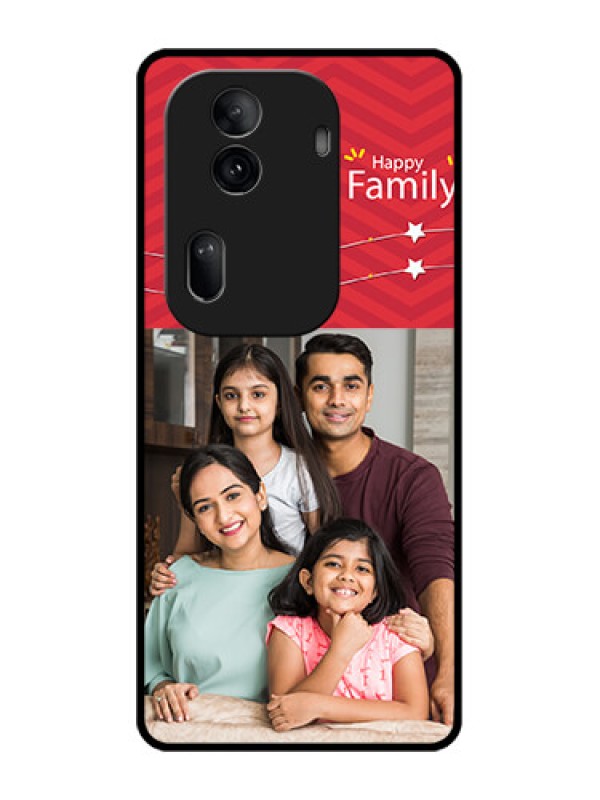 Custom Oppo Reno 11 Pro 5G Custom Glass Phone Case - Happy Family Design