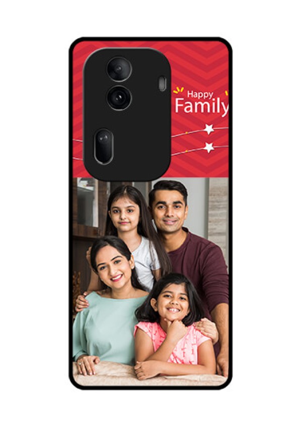 Oppo Reno 11 Pro 5G Custom Glass Phone Case - Happy Family Design