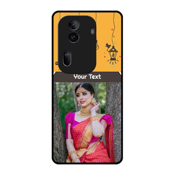 Oppo Reno 11 Pro 5G Custom Glass Phone Case - With Family Picture And Icons Oppo Reno 11 Pro 5G Custom Glass Phone Case - With Family Picture And Icons