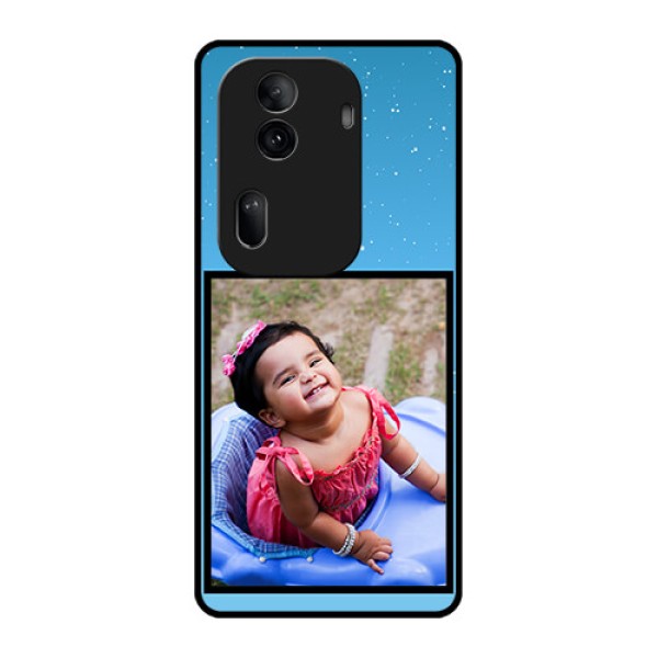 Oppo Reno 11 Pro 5G Custom Glass Phone Case - Wave Pattern Colorful Design