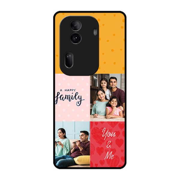Oppo Reno 11 Pro 5G Custom Glass Phone Case - Images With Quotes Design