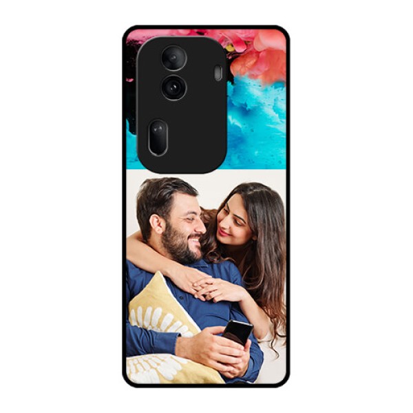 Oppo Reno 11 Pro 5G Custom Glass Phone Case - Quote With Acrylic Painting Design Oppo Reno 11 Pro 5G Custom Glass Phone Case - Quote With Acrylic Painting Design