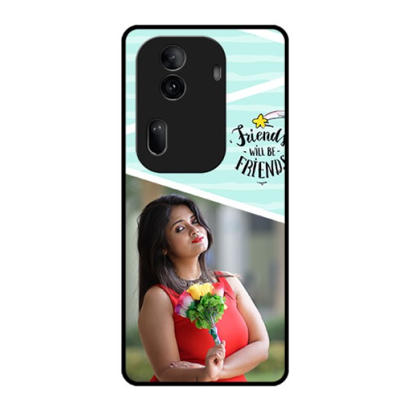 Oppo Reno 11 Pro 5G Custom Glass Phone Case - Friends Picture Icon Design Oppo Reno 11 Pro 5G Custom Glass Phone Case - Friends Picture Icon Design