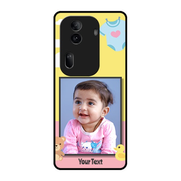 Oppo Reno 11 Pro 5G Custom Glass Phone Case - Kids 2 Color Design