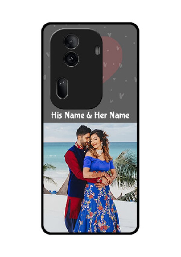 Oppo Reno 11 Pro 5G Custom Glass Phone Case - Buy Love Design With Photo Online