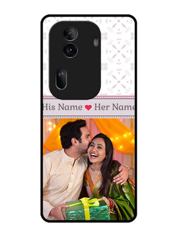 Custom Oppo Reno 11 Pro 5G Custom Glass Phone Case - With Photo And Ethnic Design