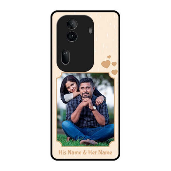 Oppo Reno 11 Pro 5G Custom Glass Phone Case - With Confetti Love Design Oppo Reno 11 Pro 5G Custom Glass Phone Case - With Confetti Love Design