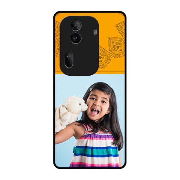 Oppo Reno 11 Pro 5G Custom Glass Phone Case - Photo Wedding Design
