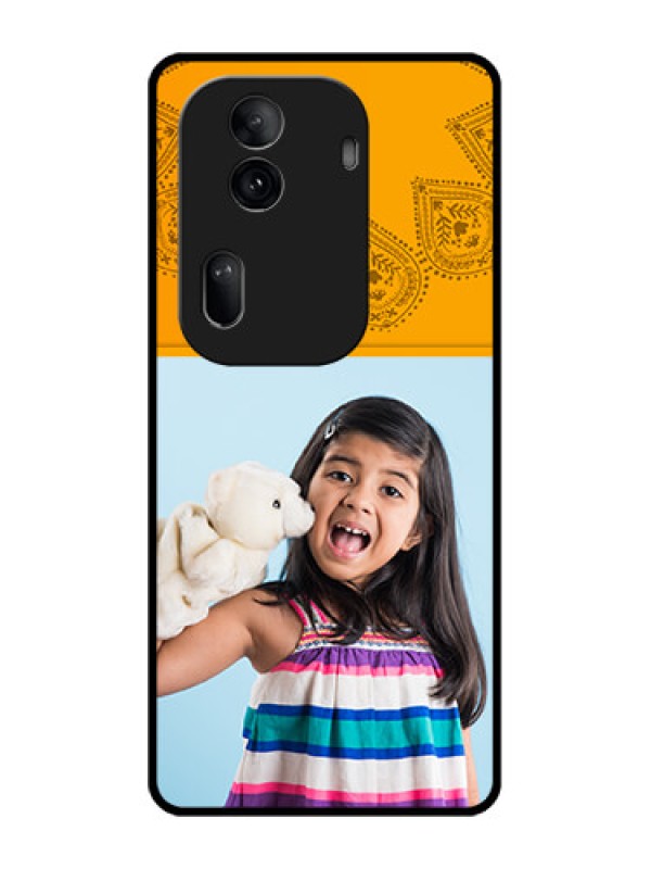 Custom Oppo Reno 11 Pro 5G Custom Glass Phone Case - Photo Wedding Design