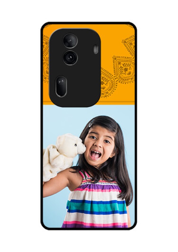 Oppo Reno 11 Pro 5G Custom Glass Phone Case - Photo Wedding Design