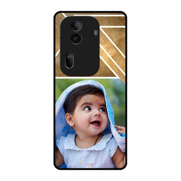 Oppo Reno 11 Pro 5G Custom Glass Phone Case - Gradient Abstract Texture Design Oppo Reno 11 Pro 5G Custom Glass Phone Case - Gradient Abstract Texture Design