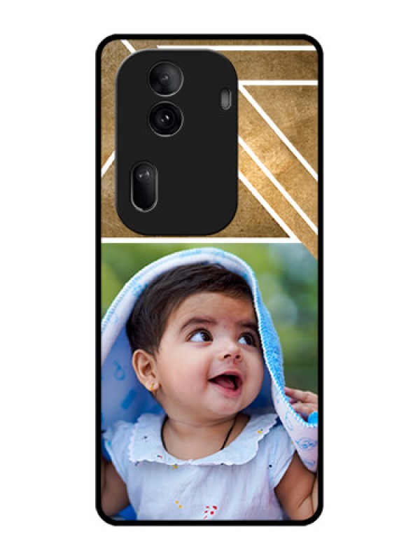 Custom Oppo Reno 11 Pro 5G Custom Glass Phone Case - Gradient Abstract Texture Design