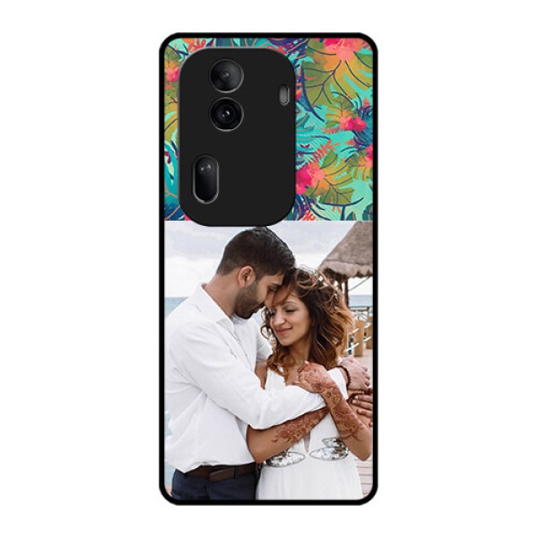 Oppo Reno 11 Pro 5G Custom Glass Phone Case - Watercolor Floral Design Oppo Reno 11 Pro 5G Custom Glass Phone Case - Watercolor Floral Design