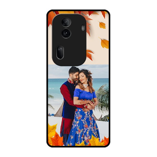 Oppo Reno 11 Pro 5G Custom Glass Phone Case - Autumn Maple Leaves Design Oppo Reno 11 Pro 5G Custom Glass Phone Case - Autumn Maple Leaves Design