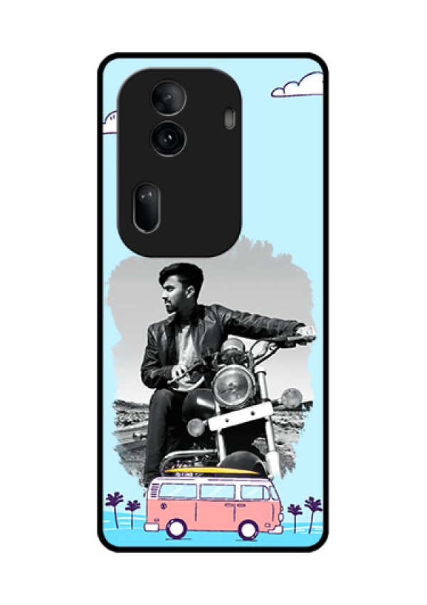 Oppo Reno 11 Pro 5G Custom Glass Phone Case - Travel & Adventure Design