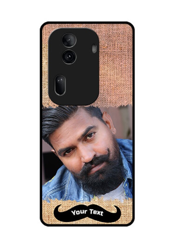 Oppo Reno 11 Pro 5G Custom Glass Phone Case - With Texture Design