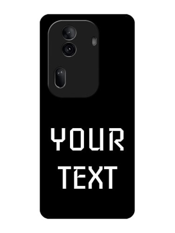 Custom Oppo Reno 11 Pro 5G Custom Glass Phone Case - Your Name Design