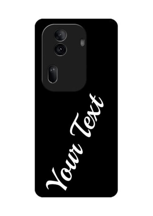 Oppo Reno 11 Pro 5G Custom Glass Phone Case - With Your Name Design