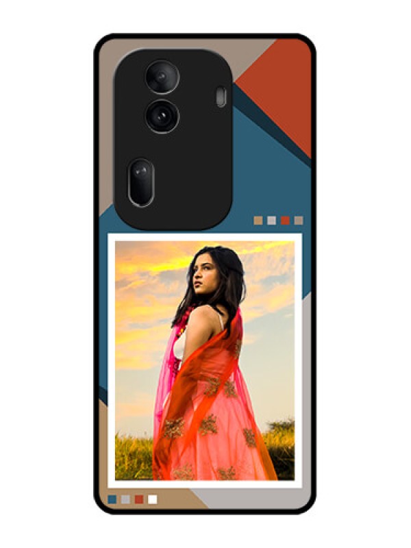Custom Oppo Reno 11 Pro 5G Custom Glass Phone Case - Retro Color Pallet Design