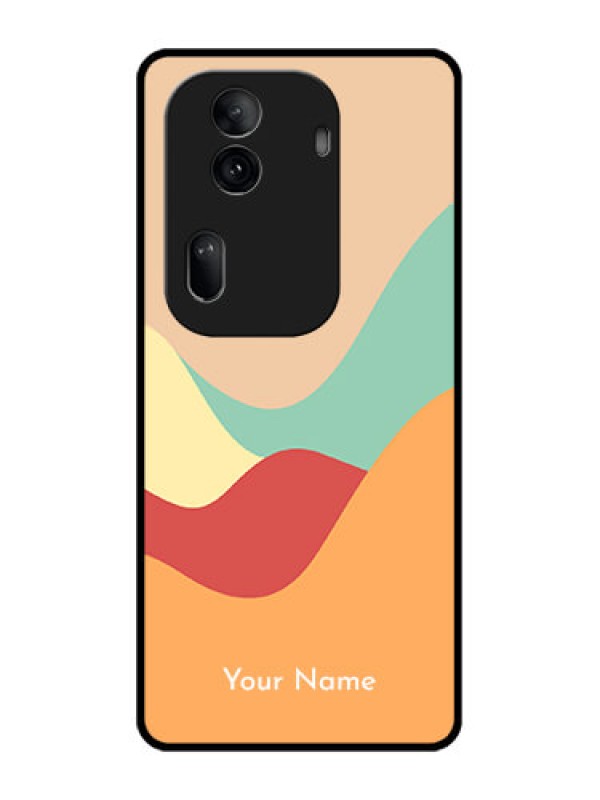 Custom Oppo Reno 11 Pro 5G Custom Glass Phone Case - Ocean Waves Multi - Colour Design