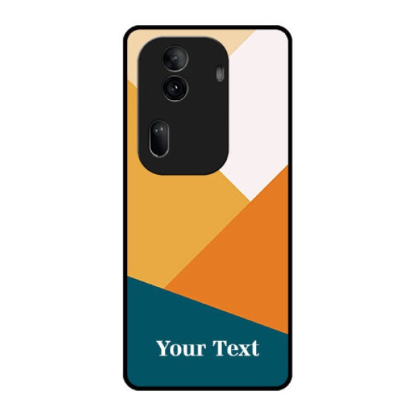 Oppo Reno 11 Pro 5G Custom Glass Phone Case - Stacked Multi - Colour Design Oppo Reno 11 Pro 5G Custom Glass Phone Case - Stacked Multi - Colour Design