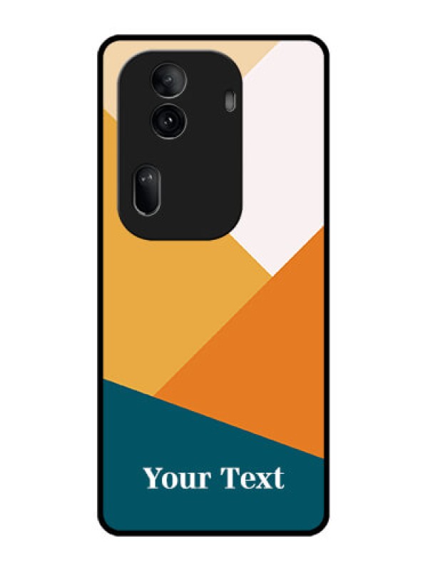 Custom Oppo Reno 11 Pro 5G Custom Glass Phone Case - Stacked Multi - Colour Design