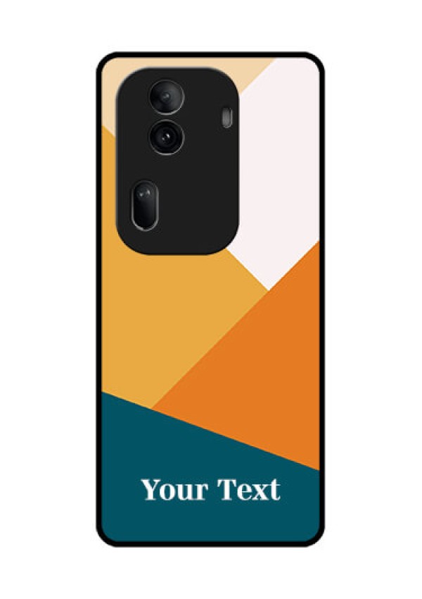 Oppo Reno 11 Pro 5G Custom Glass Phone Case - Stacked Multi - Colour Design