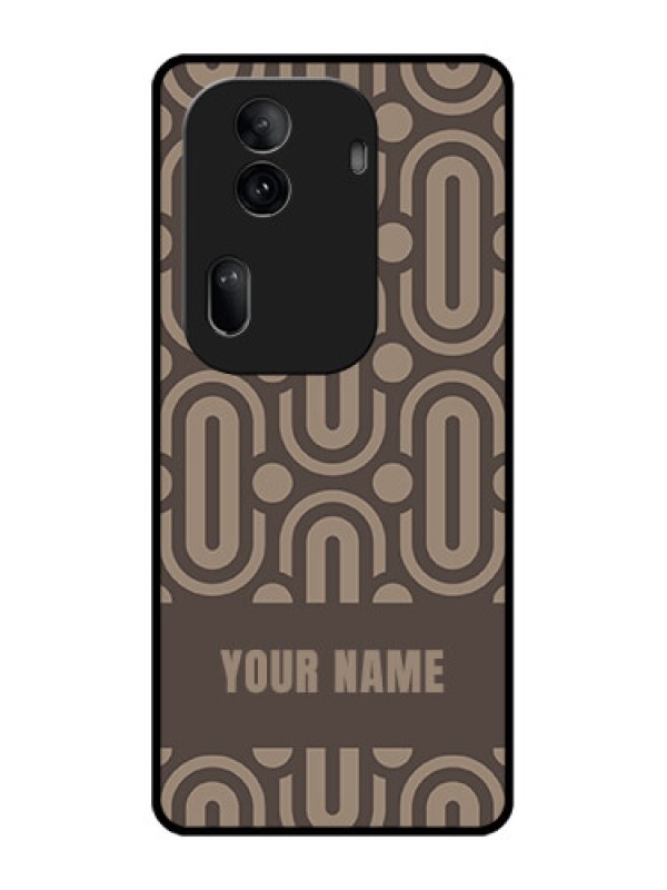 Custom Oppo Reno 11 Pro 5G Custom Glass Phone Case - Captivating Zero Pattern Design
