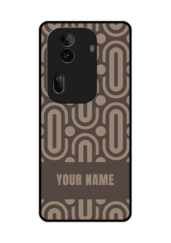 Oppo Reno 11 Pro 5G Custom Glass Phone Case - Captivating Zero Pattern Design