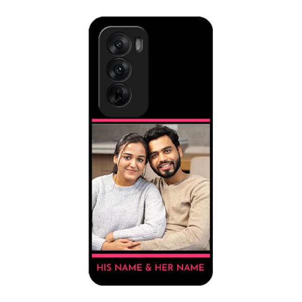 Oppo Reno 12 5G Custom Glass Phone CaseWith Add Text Design