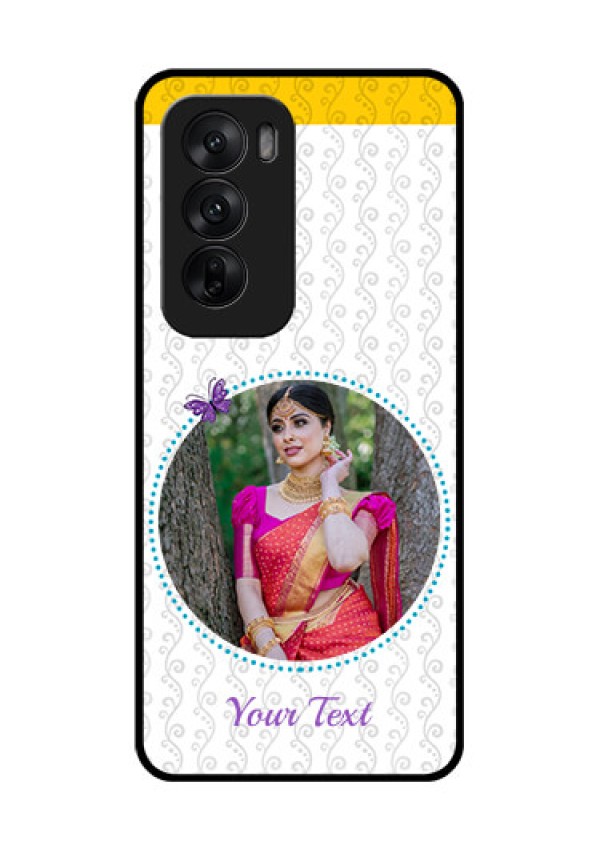 Oppo Reno 12 5G Custom Glass Phone CaseGirls Premium Case Design