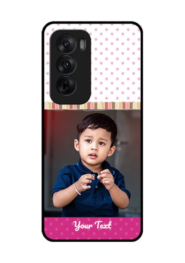 Oppo Reno 12 5G Custom Glass Phone CaseCute Girls Cover Design