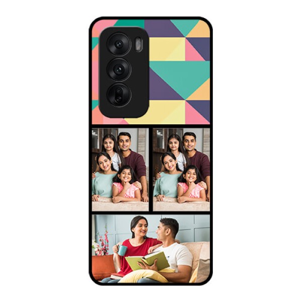 Oppo Reno 12 5G Custom Glass Phone CaseBulk Pic Upload Design
