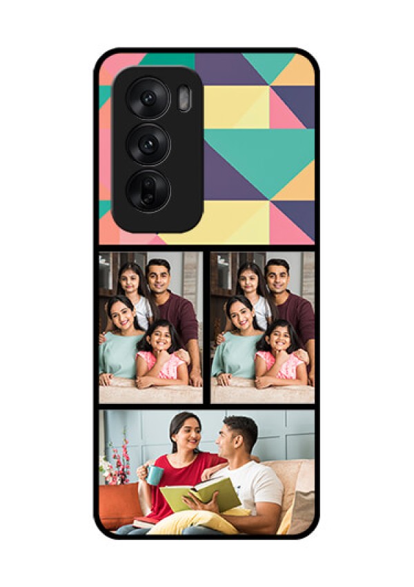 Oppo Reno 12 5G Custom Glass Phone CaseBulk Pic Upload Design