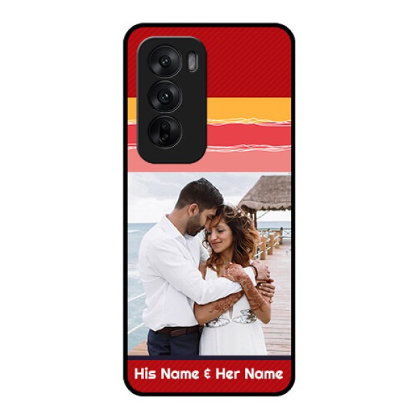Oppo Reno 12 5G Custom Glass Phone CaseColorful Case Design