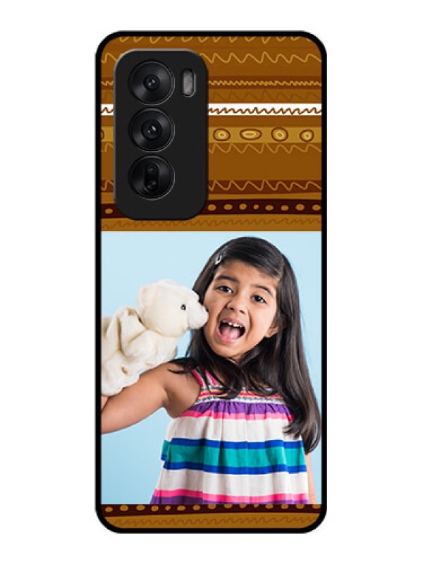 Custom Oppo Reno 12 5G Custom Glass Phone CaseFriends Picture Upload Design