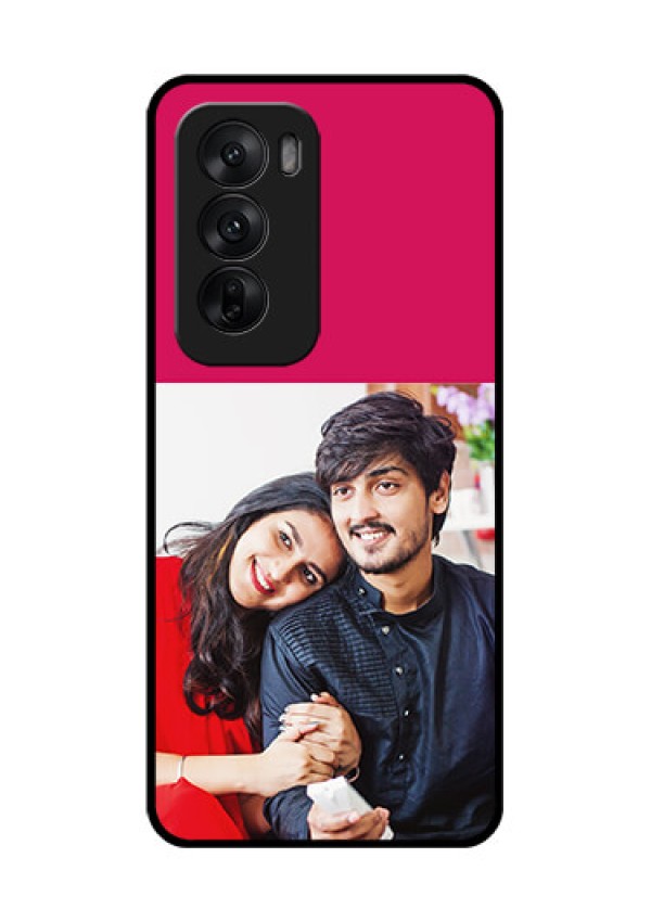 Oppo Reno 12 5G Custom Glass Phone CaseAnniversary Cover Design