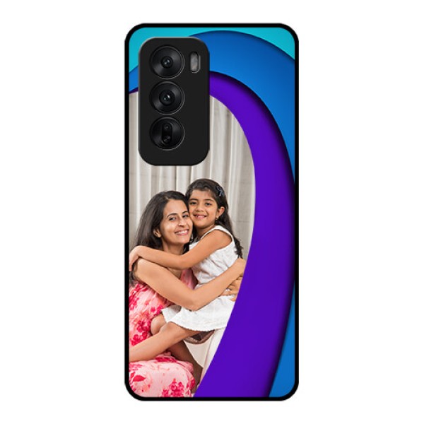 Oppo Reno 12 5G Custom Glass Phone CaseSimple Pattern Design