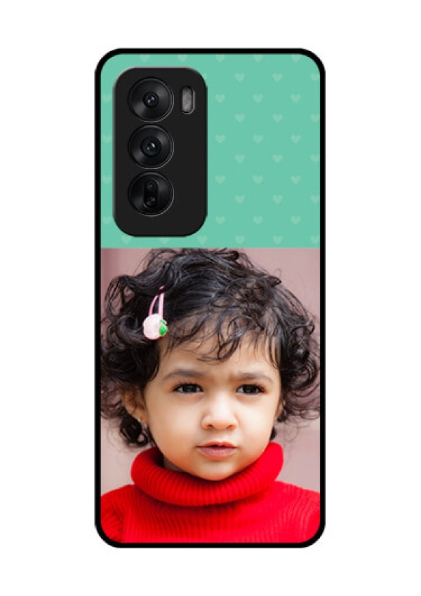 Oppo Reno 12 5G Custom Glass Phone CaseLovers Picture Design
