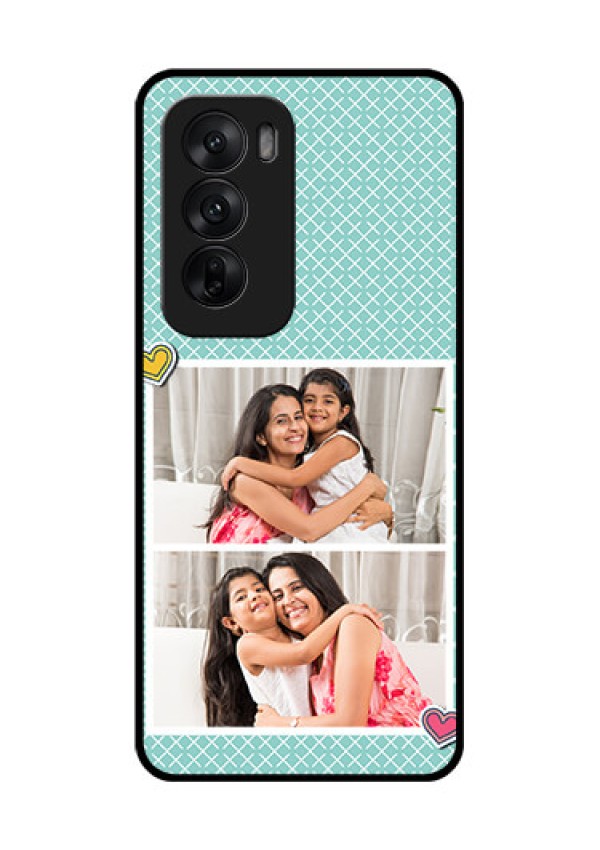 Oppo Reno 12 5G Custom Glass Phone Case2 Image Holder With Pattern Design