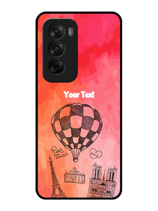 Custom Oppo Reno 12 5G Custom Glass Phone CaseParis Theme Design