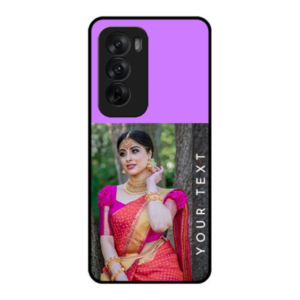 Oppo Reno 12 5G Custom Glass Phone CaseBirthday Icons Design