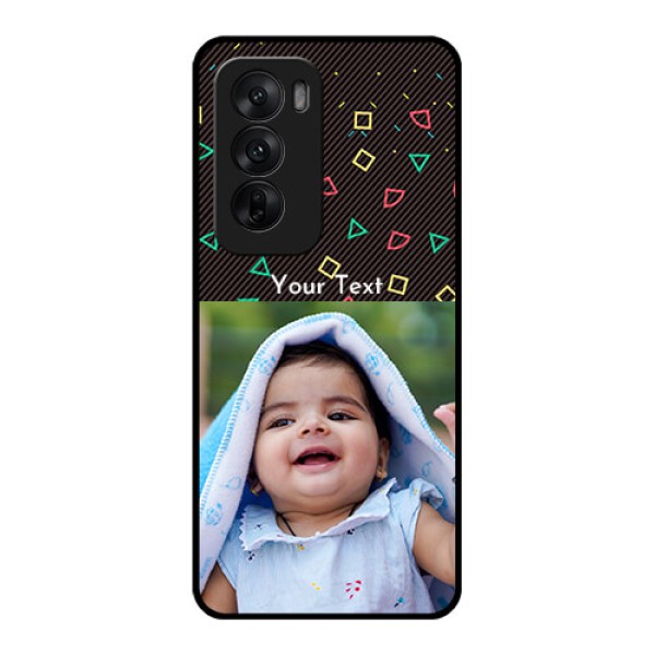 Oppo Reno 12 5G Custom Glass Phone CaseWith Confetti Birthday Design Oppo Reno 12 5G Custom Glass Phone CaseWith Confetti Birthday Design