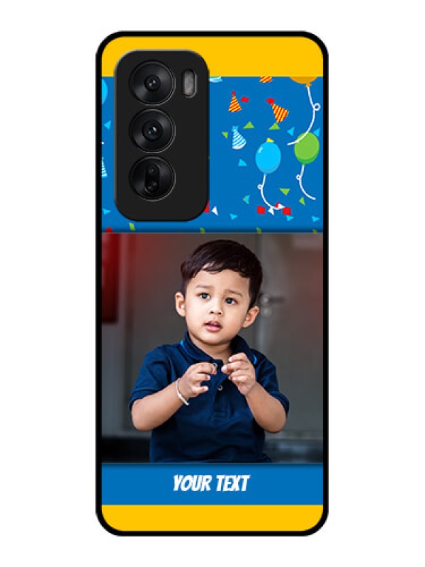 Custom Oppo Reno 12 5G Custom Glass Phone CaseBirthday Wishes Design