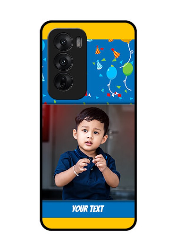 Oppo Reno 12 5G Custom Glass Phone CaseBirthday Wishes Design