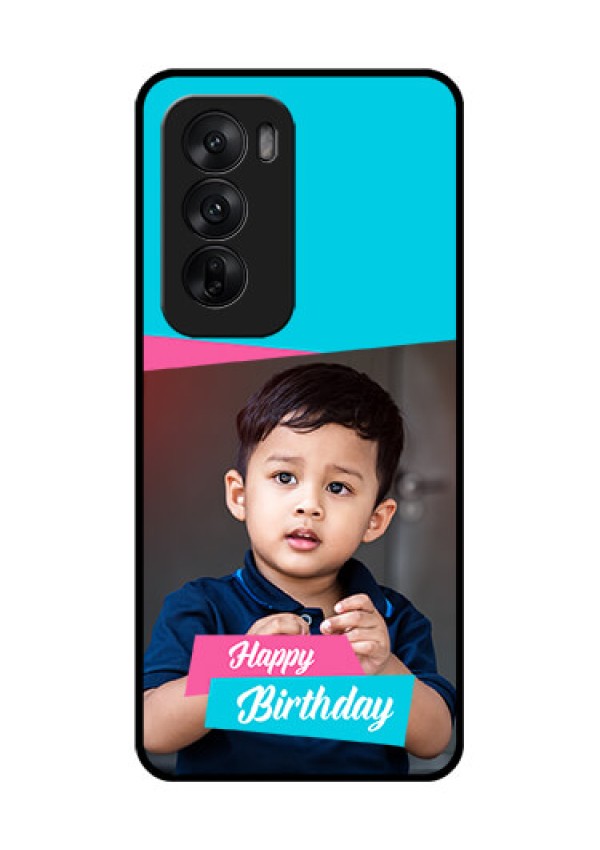 Oppo Reno 12 5G Custom Glass Phone CaseImage Holder With 2 Color Design