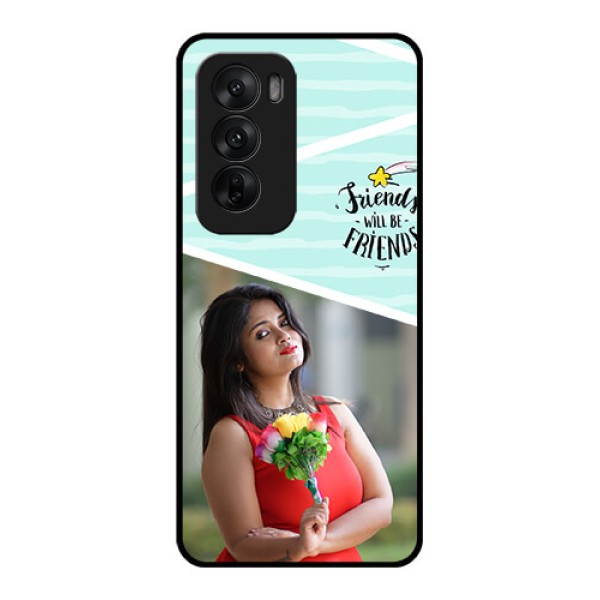 Oppo Reno 12 5G Custom Glass Phone CaseFriends Picture Icon Design Oppo Reno 12 5G Custom Glass Phone CaseFriends Picture Icon Design