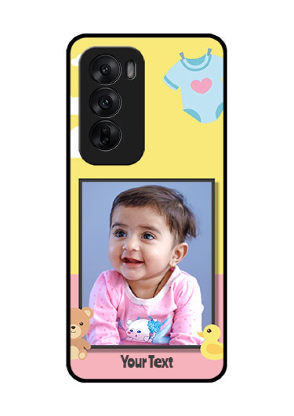 Oppo Reno 12 5G Custom Glass Phone CaseKids 2 Color Design