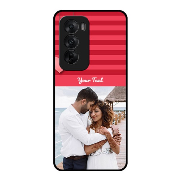 Oppo Reno 12 5G Custom Glass Phone CaseValentines Day Design