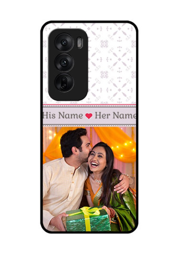 Oppo Reno 12 5G Custom Glass Phone CaseWith Photo And Ethnic Design